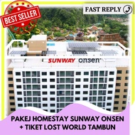 [PAKEJ PROMO] PAKEJ SUNWAY ONSEN & TIKET LOST WORLD TAMBUN