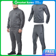 adidas | Adidas 3S Training Suit Set S-4Xl Plus Size Tracksuit Workout Zip-Up Long Pants Gym Wear