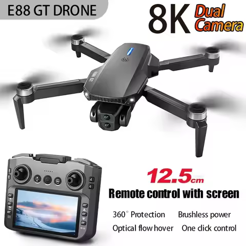 New 8K HD Camera Screen Send Memory Card Obstacle Avoidance Optical flow hover Brushless 5G FPV New 