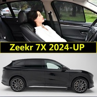 Car Sunshade For Zeekr 7X 2024-UP Curtain Accessories Sun Protection UV