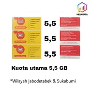 Voucher Indosat 5,5 GB