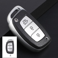 Car Key Fob Cover Case Set Keychain for Hyundai Tucson Creta Ix25 I10 I30 I20 Verna Mistra Elantra 2