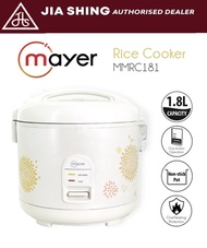 Mayer MRC181N1.8L Rice Cooker / Non Stick Inner Pot / Auto Cook and Keep Warm Function