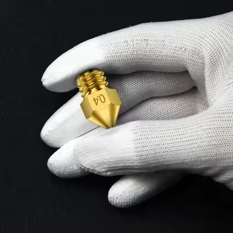 3D Printer Parts 5/10pcs MK8 Nozzle 0.2/0.4/0.5/0.6mm-1.75mm Brass Nozzle For CR 10/Ender 3 3D Print