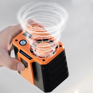 Mini Portable Waist Clip Fan 3 Speed Cooling Fan 9000mAh Belt Clip Fan Wearable Personal Fan for Out