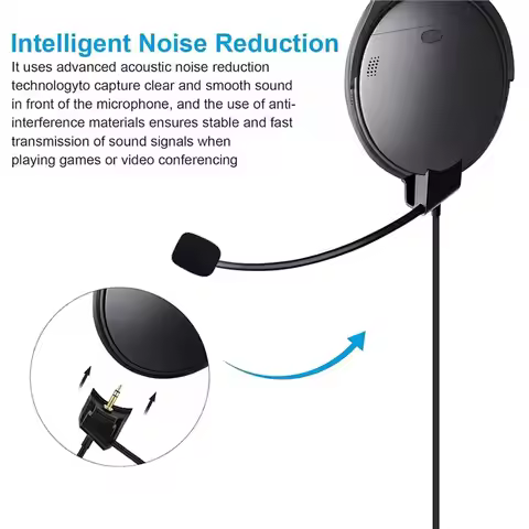 [NEW!CCDD】 For Bose Quietcomfort 45 Headphone Replacement Audio Cable For Gaming Microphone Compatib