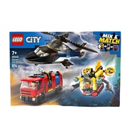 LEGO City Helicopter Fire Truck & Submarine Remix 60462 Skill-Enhancing Building Blocks