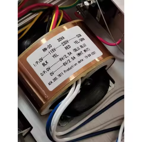 R Core Transformer 20W R20 Dual 6V Transformers 230V To 2X6V Copper Custom Shield Pre-Decoder Earpho