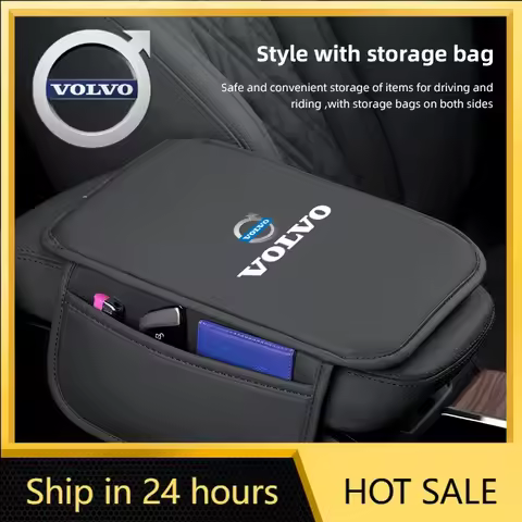 Steering Covers High-quality Car Armrest Box Heighten Pad Armrest Protective Mat For Volvo EX30 XC60