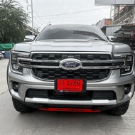 แผ่นกันแคร้ง OUTLANDER4x4 แผ่นกันกระแทกใต้เครื่อง SKID PLATE สีแดง หนา 3มิลลิเมตร แผ่นเหล็กใต้เครื่อง กันแคร้งออฟโรด Revo Ranger Triton  Dmax