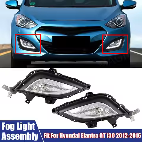 Fog Lamp Assembly Car Front Bumper Fog Lamp Fit For Hyundai Elantra GT i30 2012-2016 86563A5030,8656