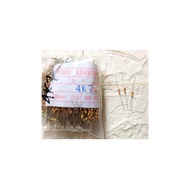 RESISTOR /R CARBON FILM (1/4 WATT) 47K/ 5.6 OHM/ 5K6/ 6K8/ 10K/ 12 OHM/ 12K/ 18 OHM/ 18K