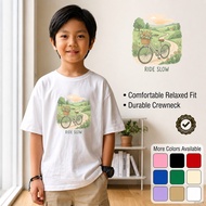 boys printed tshirt bicycle‐6 cartoon graphic Comfort Fit for 2-12 Years Kids