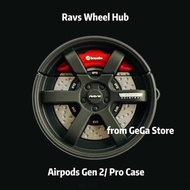 Wheel Hub Racing Airpods Pro 2 Case Cute Airpods 3 Case Silicone Airpods Case Funny Airpods Gen 2 Ca