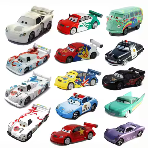 Disney Pixar Cars 2 3 limited edition Jobs McQueen police car Ice snow version Japan 7 Sally police 