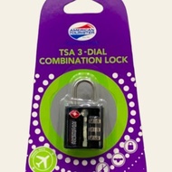 Tsa American Tourister Padlock At Acc 3 Dial Lock_Black