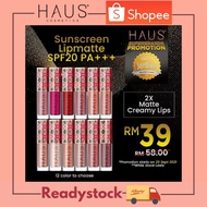 Haus cosmetic matte creamy lips-promosi