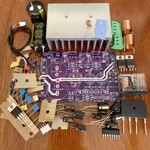 LM1875T Amplifier Board - Official Circuit Improved Version Hi-Fi Audio 2.0 Stereo Dual Channel DIY 