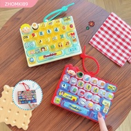 ZHOMKI89 Keyboard Keychain,  Key Sounds Hanging Loop Stress Relief Decompression Toy, Cute Pressable