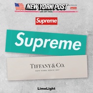 Tiffany &amp; Co LimeLight Supreme x Co.box logo sticker Joint