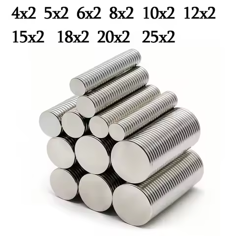 Super Strong Round Neodymium Magnet Powerful Magnets N35 small Permanent Magnetic NdfeB 2x2 4x2 5x2 