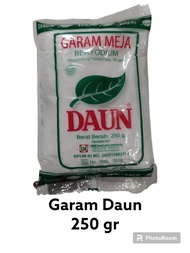 Garam Dapur Beryodium/ Garam Daun/SARINAH/ROSINA/SUNDA KELAPA/CAP ANAK SEHAT/250 gr