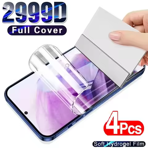 4PCS Hydrogel Film For Vivo X100 Ultra X80 X90 X50 X60 X70 Pro Plus Screen Protector For Vivo V30 V2