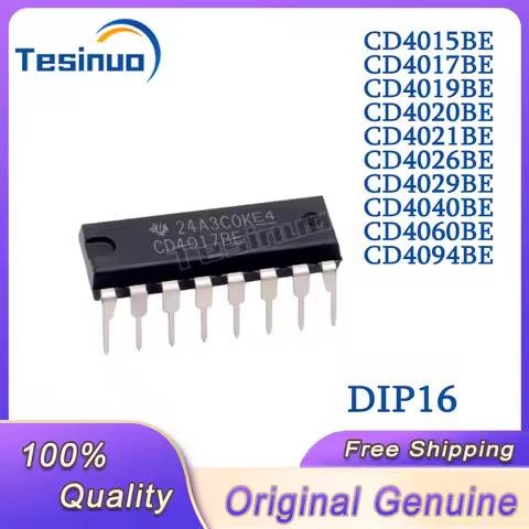 20/PCS New Original CD4026BE CD4015BE CD4017BE CD4019BE CD4020BE CD4021BE CD4029BE CD4040BE CD4060BE