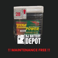 NS40 Dyna Power Battery Maintenance Free