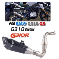 G310R Motorcycle Full System Muffler For bmw G310R G310GS G 310R G 310GS Motorcycle Escape Exhaust Muffler contact middl