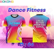 Complete Sublimation Dance Fitness T -shirt (3 colors) 02