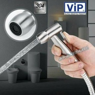 ViP ITALY SUS-304 STAINLESS STEEL BIDET SPRAY WITH HOSE SET HIGH QUALITY BATHROOM ACCESSORIES