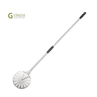 Stainless Steel 9 Inch Pizza Turning Peel with 56 Inch Alloy Handle Pizza Shovel for Pizza Oven Use