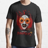 Men'S Terrifier 2 Art The Clown Men T-Shirt Short Sleeve Tops Tees Tee Shirt Cotton Short Sleeve Graphic Summer New Plus Size S-4XL-5XL-6XL