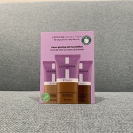 Sephora Collection Clean Glowing SKin Foundation 3x0.5g Sample Card