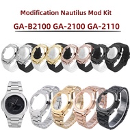 CasiOak Modified Nucleus Kit for Casio G-SHOCK GA-B2100 Metal Case & Strap GA-2100 2110 GA-B2100 Men