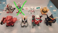 SD BB 戰士 Q版 模型 完成品 手油上色 渗線 $20起 所見所得 留言内容 非 HG MG PG RG  mgsd GP01 02 zeta  zaku nu gundam qubeley M
