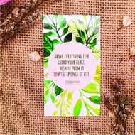 In The Beloved Proverbs 4:23 Bible Verse Card Christian Gift Encouragement Card