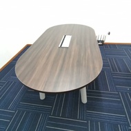 Oval Shape Meeting Table Conference Table (6 Feet/8 Feet) - Home & Office System - V-Q Series