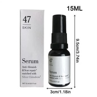 47Skin Anti-Blemish Scar Repair Serum 15ml Silver Chitoderm Improve Acne Marks Repair Damaged Facial