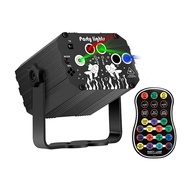 DJ Light Stage - Northern Light Effect RGB Sound Activated Disco Strobe Lighting with Remote Control