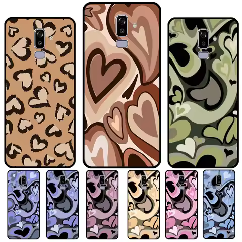 Purple Heart Swirl Aesthetic For Samsung Galaxy J1 J3 J5 J7 A3 A5 2016 2017 A6 A8 J4 J6 Plus J8 A9 J