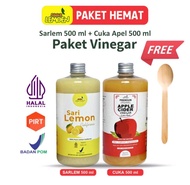 Paket Hemat Cuka Apel Premium Original| Cuka Apel With Mother Organik Premium Original 500 ml