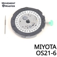 New Original Imported Meiyoda/MIYOTA OS21 Movement Quartz Movement 3-9 Seconds Calendar 6 O'clock