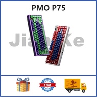 PMO P75 Wireless Mechanical Keyboard 75% RGB 0.8MS Customized Mechanical Keyboard