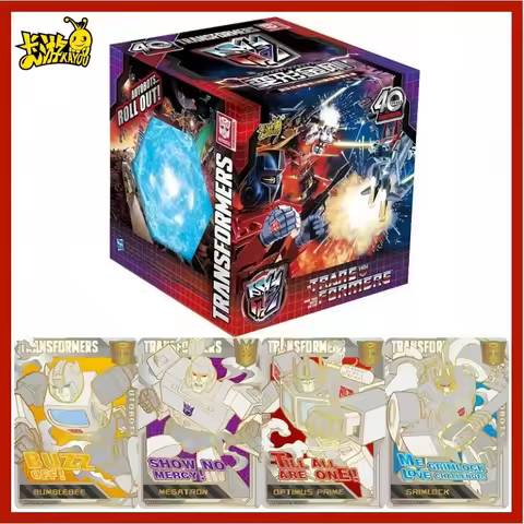 KAYOU Genuine Transformers Cards Horizon 40th Anniversary Energy Gift Box Optimus Prime Bumblebee XR