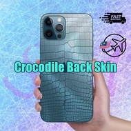 Oppo R9 R9S Plus R15 Pro R17 Pro Transparent Crocodile Skin Back Sticker Film