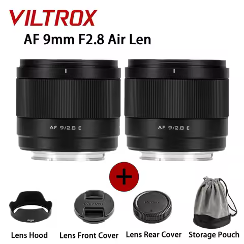 Viltrox AF 9mm F2.8 Air E/Z/XF APS-C Frame Lens Auto Focus Lens Mount Mirrorless Mount Cameras for N