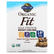 Garden of Life, Organic Fit, High Protein Weight Loss Bar, Peanut Butter Chocolate, 12 Bars, 1.94 oz