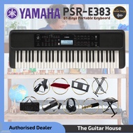 Yamaha PSR-E383 61-Keys Keyboard w/Bench,Stand, Pedal And Accessories ( PSRE383 PSR E383 ) Replace P